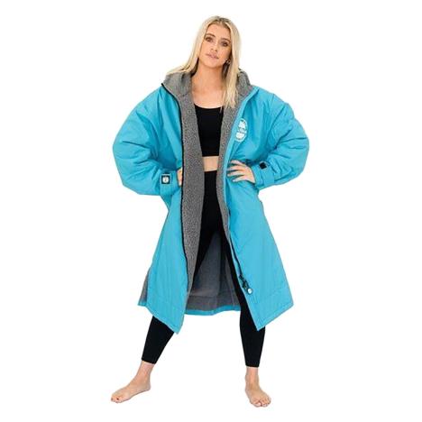 FatStick Weatherproof Fleeced Dry Changing Robe - Blue £99.00